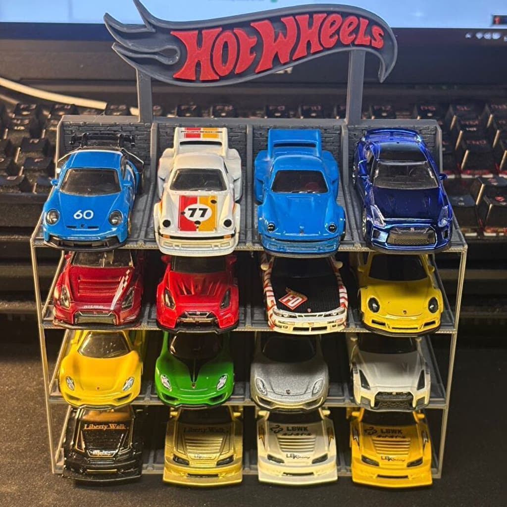 Hot Wheels Teşhir Standı — 3D baskı ürün fotoğrafı